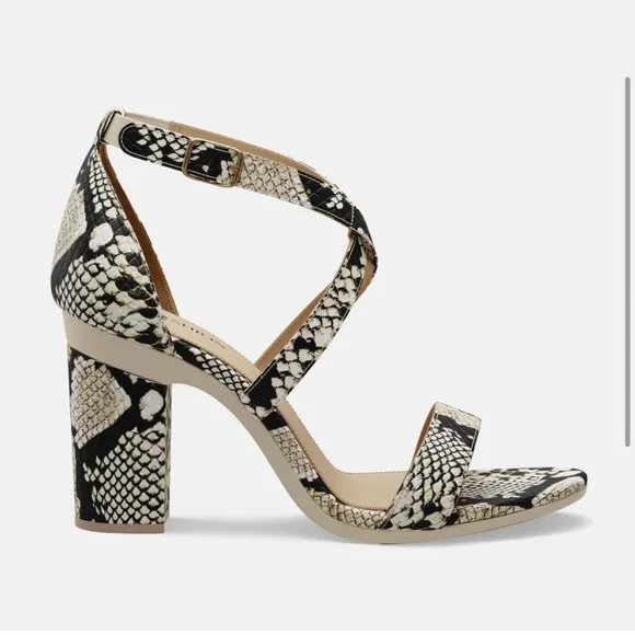 Snake Print Pashion convertible heels - Picture 2 of 8